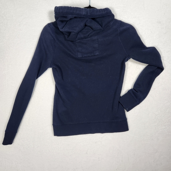 Abercrombie & Fitch Navy Blue Hoodie size Small - Picture 8 of 9